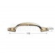 HANDLE WITH EXTERNAL SCREWS 115 / GOLD